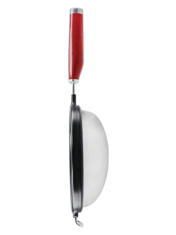 KitchenAid Sieb in Schwarz/ Rot - Ø 17,5 cm