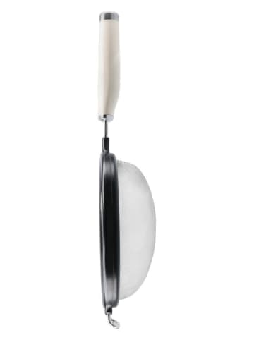 KitchenAid Sieb in Schwarz/ Creme - Ø 17,5 cm