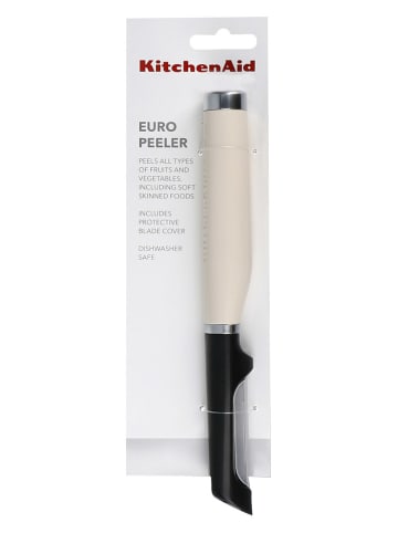 KitchenAid Schäler in Schwarz/ Creme - (L)22 cm