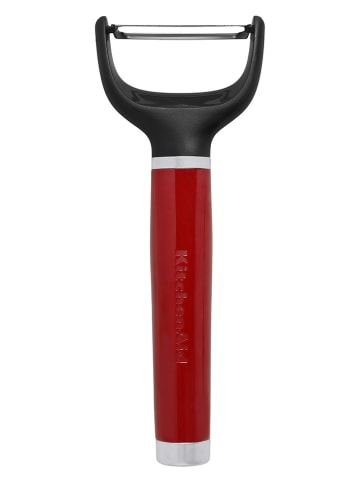 KitchenAid Schäler in Schwarz/ Rot - (L)18 cm