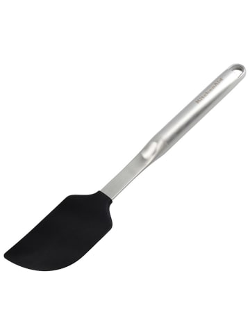 KitchenAid Teigschaber "Premium" in Silber/ Schwarz - (L)31,4 cm