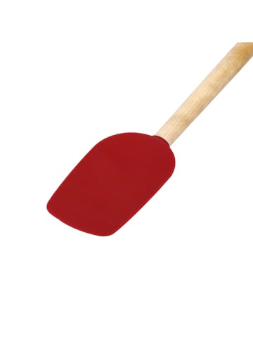 KitchenAid Löffel-Teigschaber in Hellgrau/ Rot - (L)31,6 cm