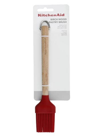 KitchenAid Backpinsel in Hellbraun/ Rot - (L)22 cm