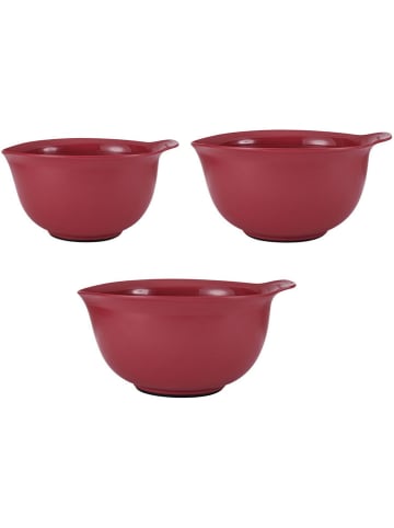 KitchenAid 3er-Set: Rührschüsseln in Rot