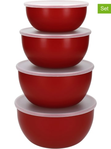 KitchenAid 4er-Set: Frischhaltedosen in Rot