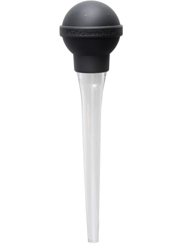 KitchenAid Silikonpipette zum Begießen in Schwarz/ Transparent - (L)28 cm