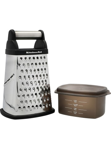 KitchenAid Reibe in Silber/ Schwarz - (H)26 cm