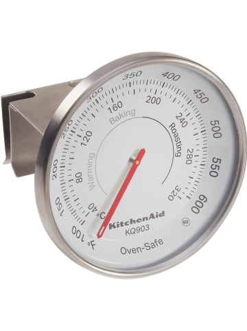 KitchenAid Ofenthermometer in Silber - Ø 7,5 cm