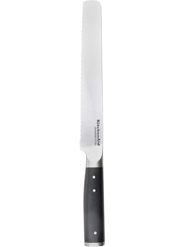 KitchenAid Brotmesser in Schwarz - (L)20 cm