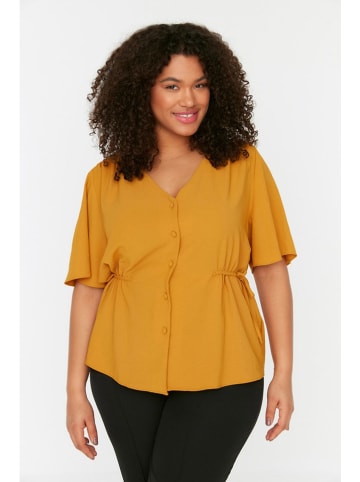 trendyol Blouse mosterdgeel