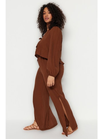 trendyol Broek cognackleurig