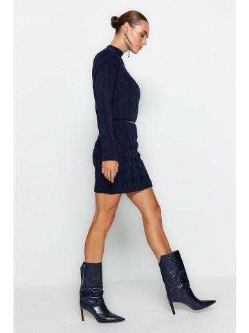trendyol 2-delige outfit donkerblauw