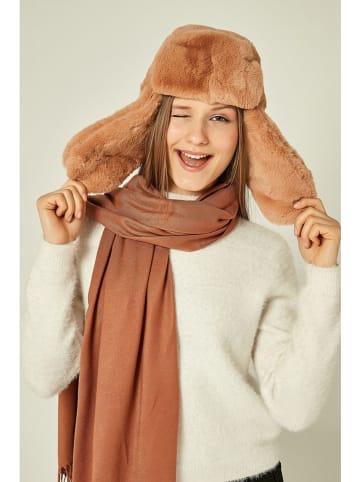 Shaka Clip-On-Mütze in Hellbraun