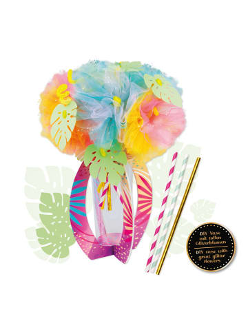 LENA Kreativset "Glitter Flowers" in Bunt - ab 8 Jahren