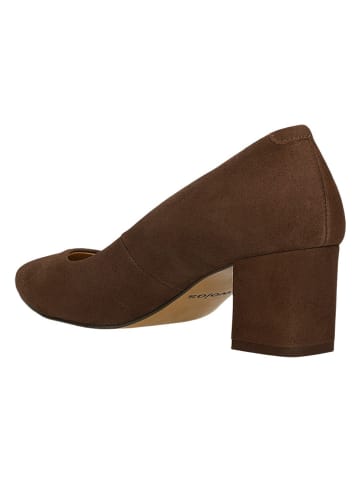 Wojas Leren pumps bruin