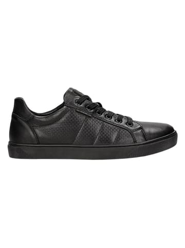 Wojas Skórzane sneakersy w kolorze czarnym