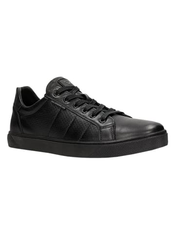 Wojas Leren sneakers zwart