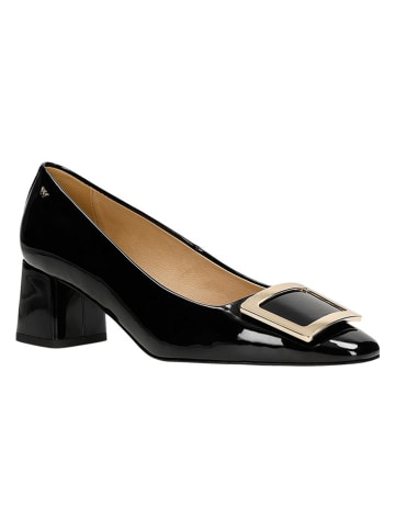 Wojas Leder-Pumps in Schwarz