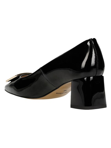 Wojas Leder-Pumps in Schwarz