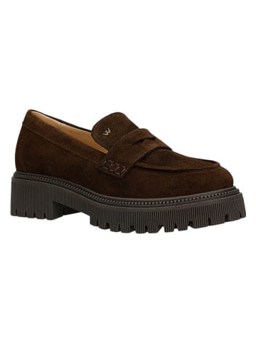 Wojas Leren mocassins bruin