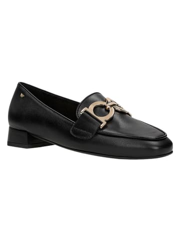 Wojas Leren mocassins zwart