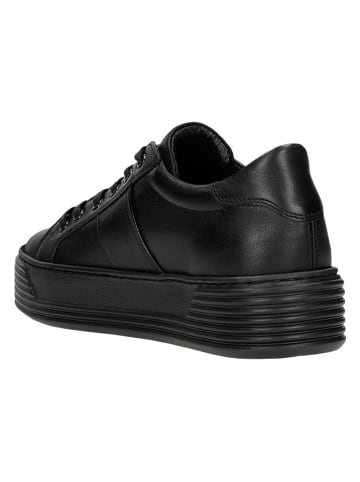 Wojas Leren sneakers zwart