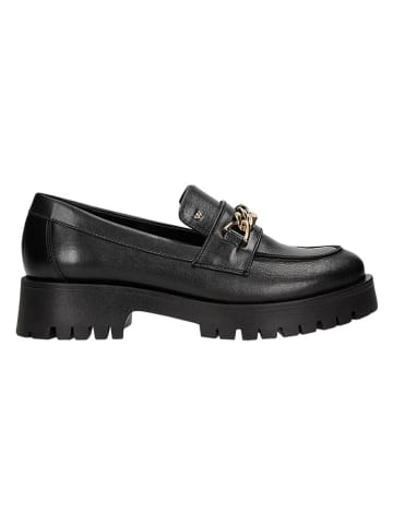 Wojas Leren mocassins zwart