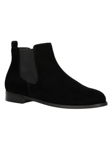 Wojas Leren chelseaboots zwart