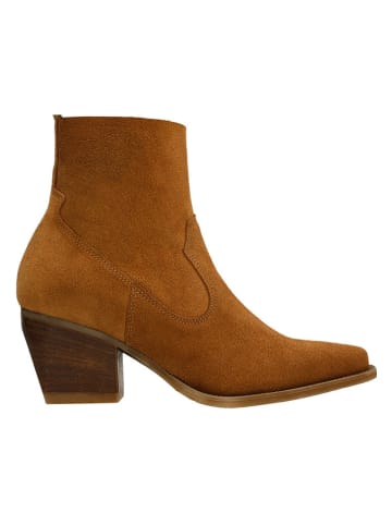 Wojas Leder-Stiefeletten in Hellbraun