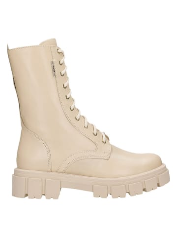 Wojas Leder-Stiefel in Beige