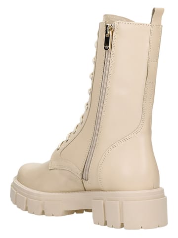Wojas Leder-Stiefel in Beige