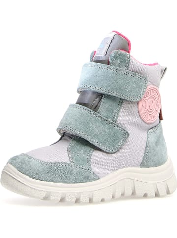 Naturino Winterboots "Geminae" mintgroen/grijs/roze