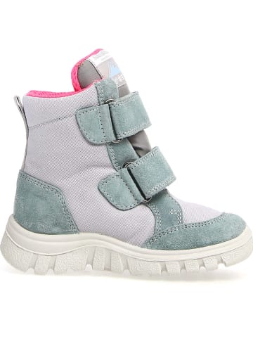 Naturino Winterboots "Geminae" in Mint/ Grau/ Pink