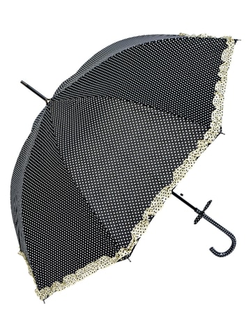 Clayre & Eef Paraplu zwart - Ø 90 cm