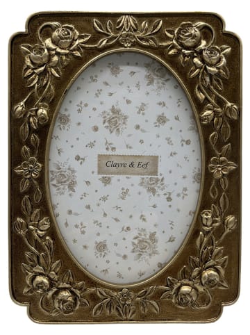 Clayre & Eef Bilderrahmen in Gold - (B)14 x (H)19 cm