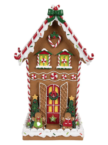 Clayre & Eef Dekofigur ''Haus'' in Bunt - (B)18 x (H)31 x (T)14 cm