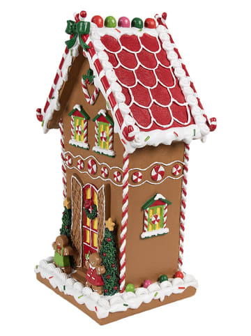 Clayre & Eef Decoratief figuur ''Huis'' meerkleurig - (B)18 x (H)31 x (D)14 cm