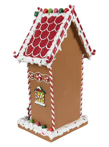 Clayre & Eef Decoratief figuur ''Huis'' meerkleurig - (B)18 x (H)31 x (D)14 cm