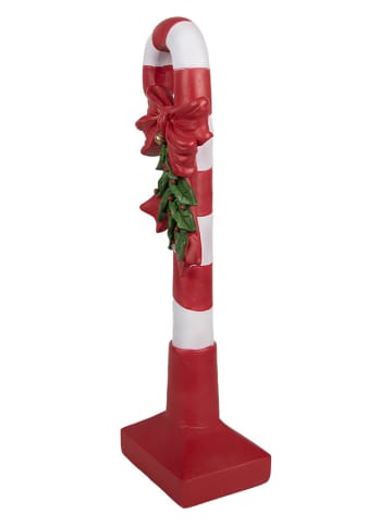 Clayre & Eef Dekofigur ''Zuckerstange'' in Rot/ Weiß - (B)12 x (H)40 x (T)9 cm
