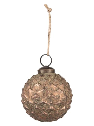 Clayre & Eef Bombki (12 szt.) w kolorze jasnobrązowym - Ø 8 cm