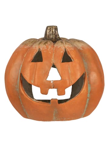 Clayre & Eef Lampion "Pumpkin" w kolorze pomarańczowym - 33 x 36 x 32 cm
