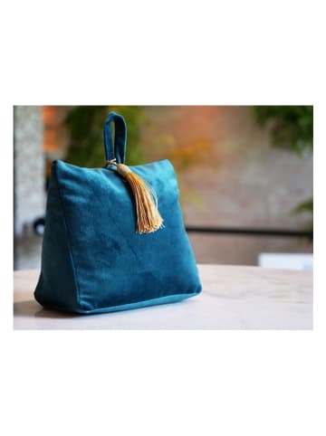 Mars & More Deurstopper petrol - (B)18 x (H)18 cm