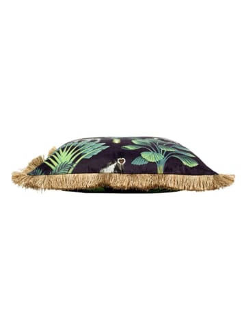 Mars & More Kussen donkerblauw/groen - (L)45 x (B)45 cm