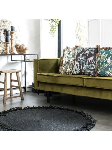 Mars & More Kussen donkerblauw/groen - (L)45 x (B)45 cm