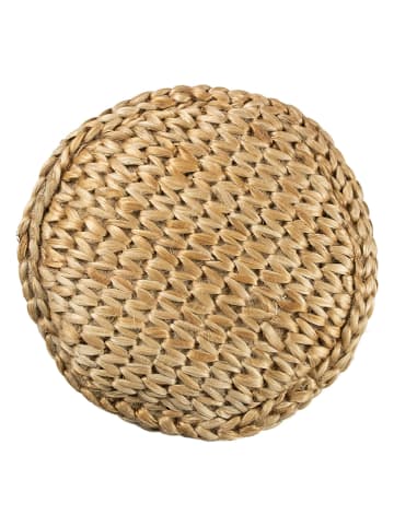 Mars & More Puf w kolorze jasnobrązowym - wys. 49 x Ø 40 cm