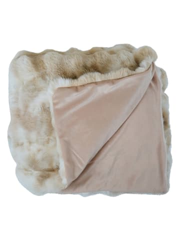 Mars & More Wohndecke in Beige - (L)170 x (B)130 cm