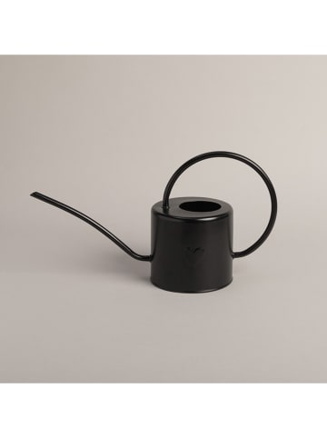 Eulenschnitt Gießkanne "Herz" in Schwarz - (B)41 x (H)22,5 cm