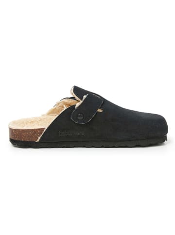 BABUNKERS Family Leder-Clogs in Schwarz