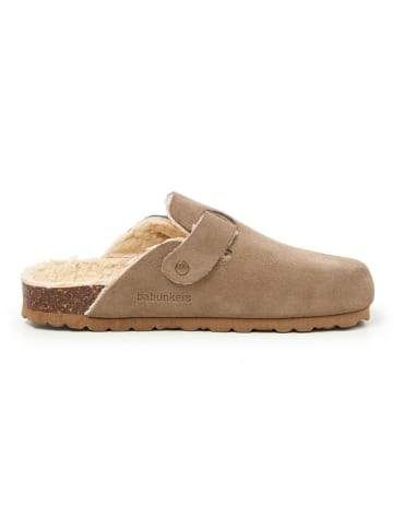 BABUNKERS Family Leder-Clogs in Beige