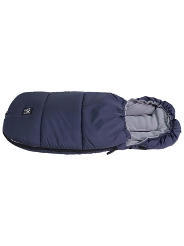 Kaiser Naturfellprodukte Thermo-voetenzak "Lukky" donkerblauw - (L)105 x (B)45 cm